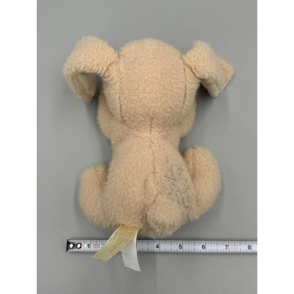 MTY International My 1st Easter Bunny Rabbit Rattle Soft Plush Toy Brown Tan 7